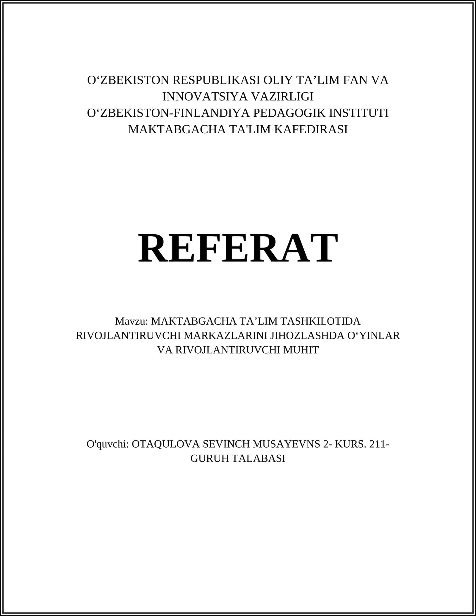 Geometrik shakl va ranglarni aniqlash o'yinlari 1