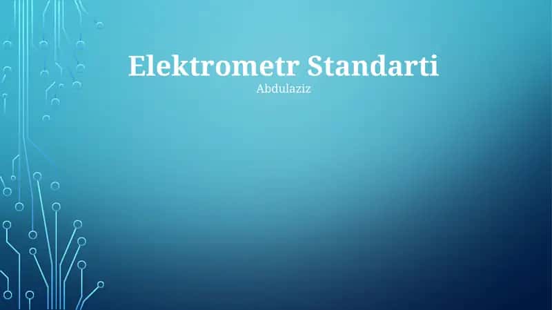Elektrometr Standarti 1