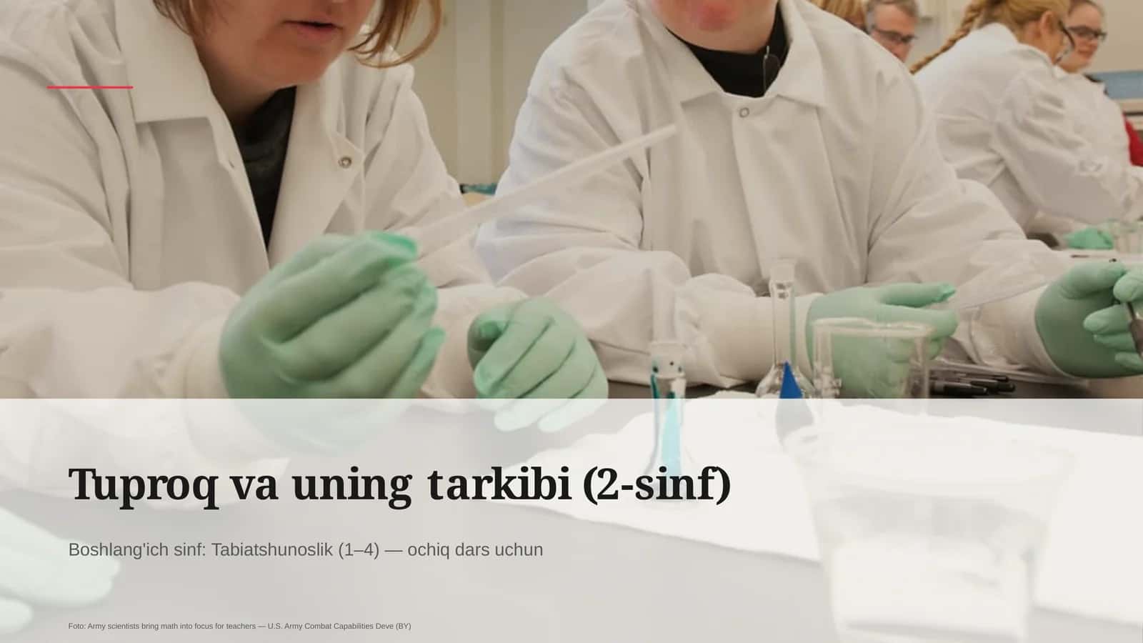 Tuproq va uning tarkibi (2-sinf) 1