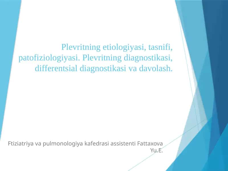 Plevrit 1