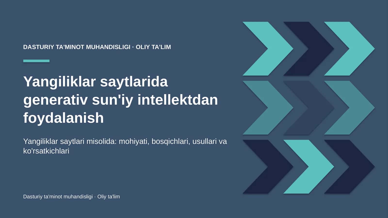 Yangiliklar saytlarida generativ sun'iy intellektdan foydalanish 1