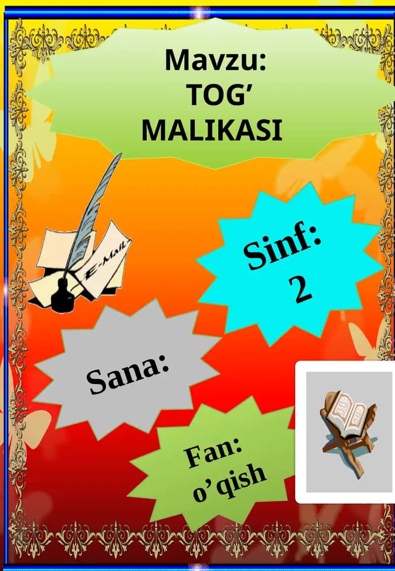 TOG’ MALIKASI 1