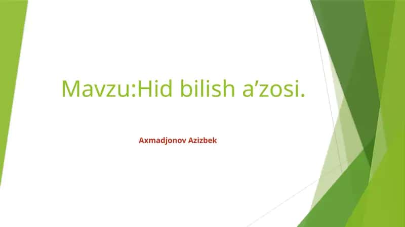 Hidbilishaʼzosi 1