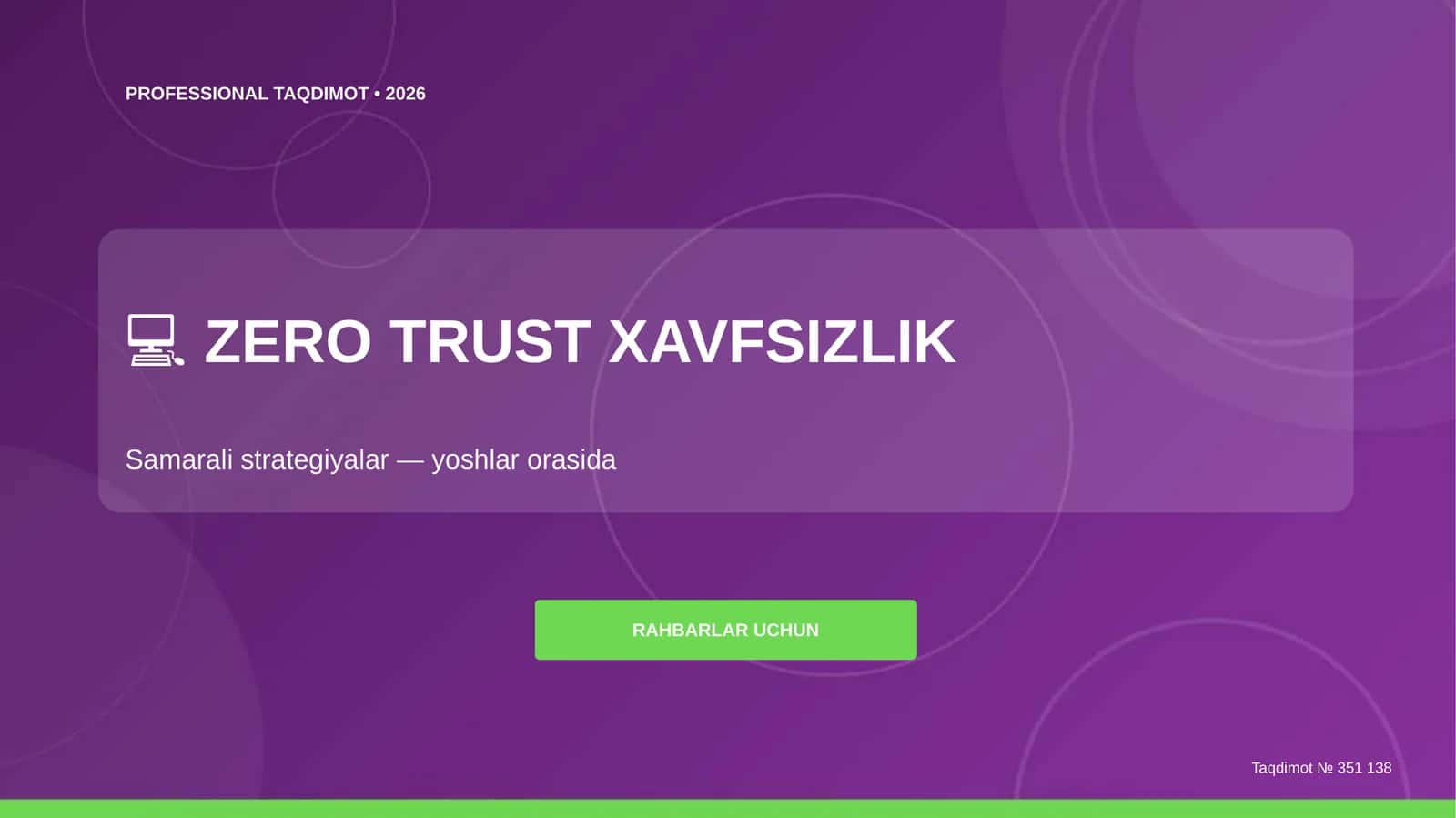 Zero Trust xavfsizlik 1