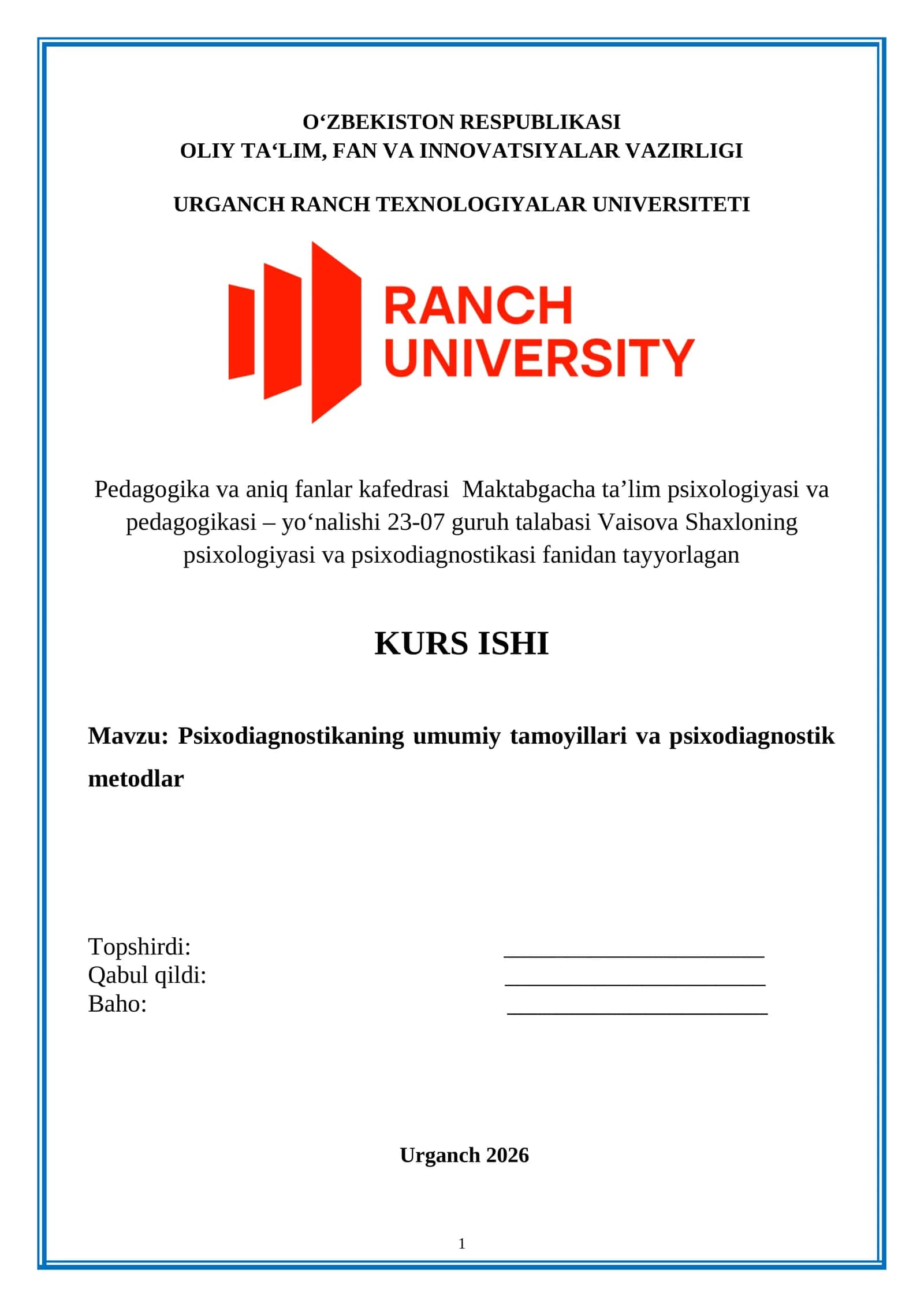 Psixodiagnostika 1