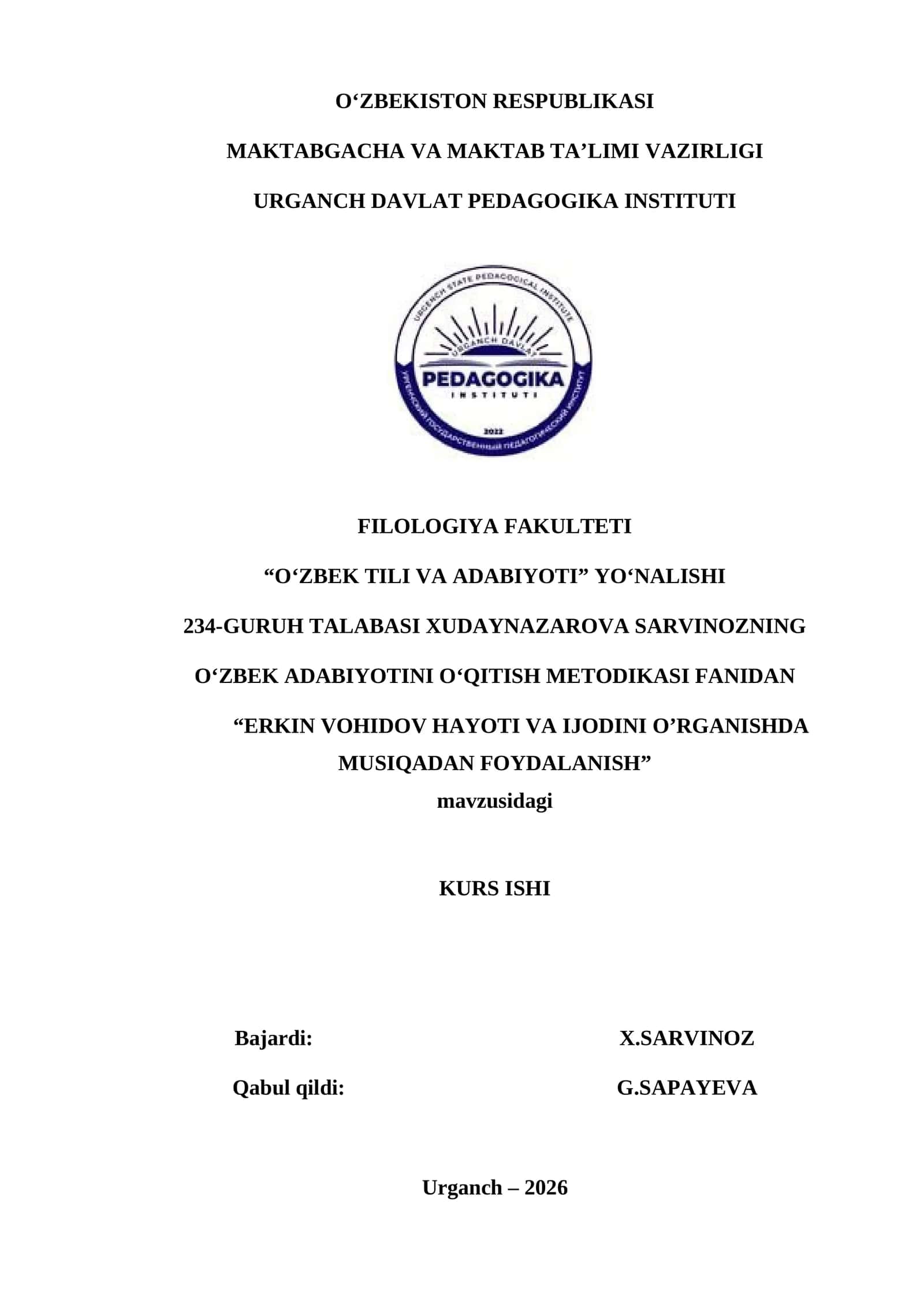 5-SINF O‘quvchilarining og‘zaki va yozma nutqini o‘stirishda nazorat ishlarining  ahamiyati 1