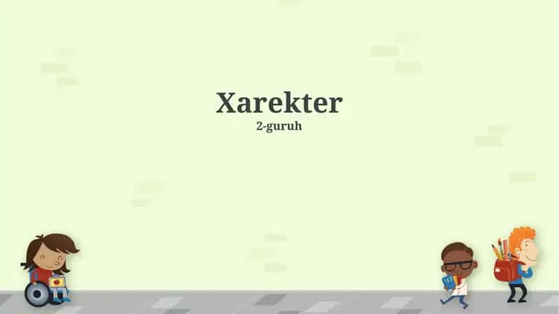 Xarekter 1