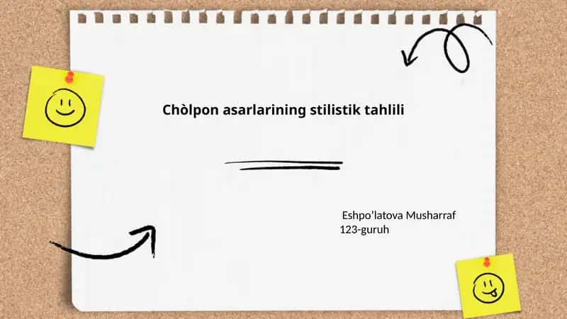 Chòlpon she'rlarini ifodali òqish 1
