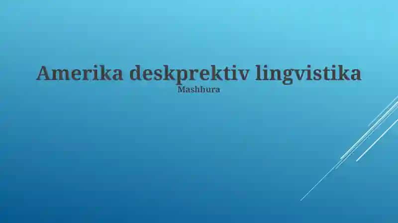 AQShda Til va Kimlik 1
