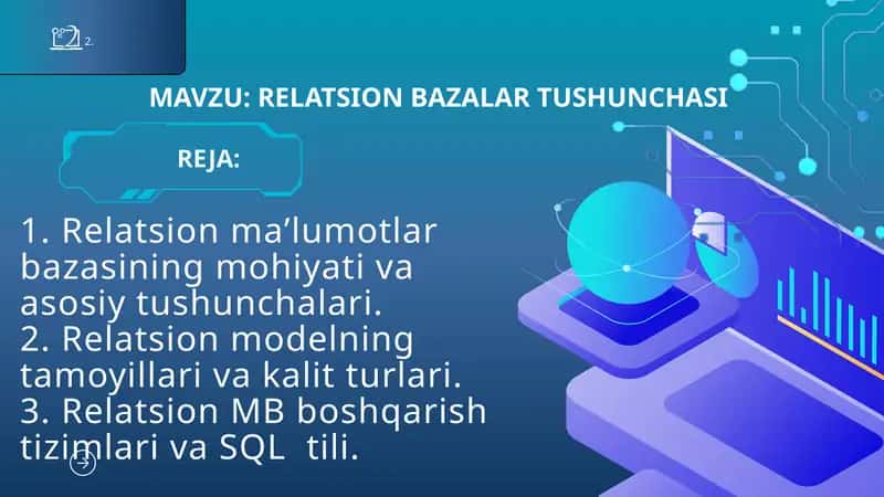 RELATSION BAZALAR TUSHUNCHASI 1