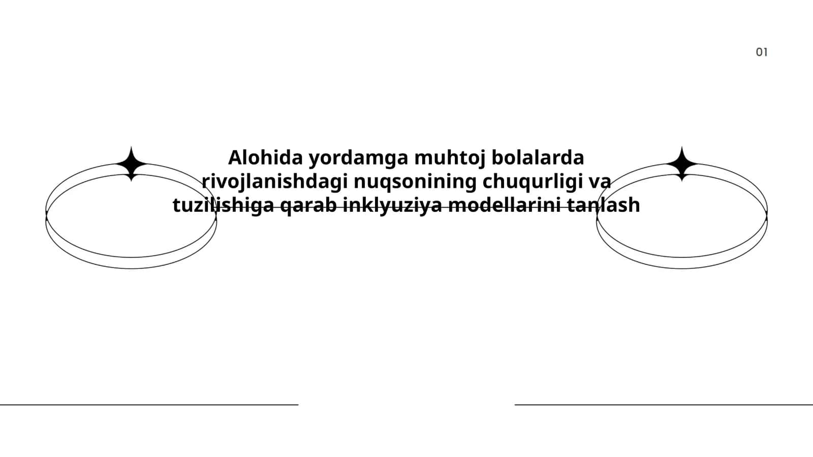Alohida yordamga muhtoj bolalarda rivojlanishdagi nuqsonining chuqurligi va tuzilishiga qarab inklyuziya modellarini tanlash 1