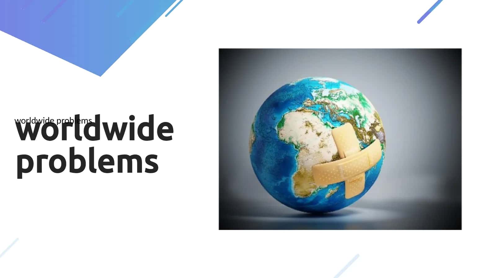 The world's biggest problems 1