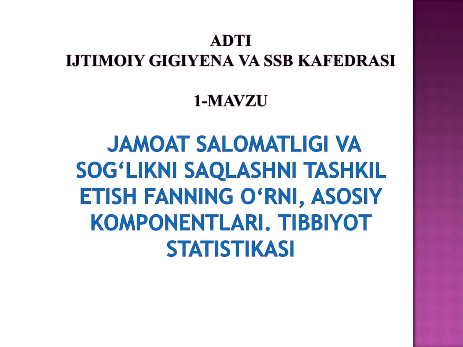 Statistika usullari 1