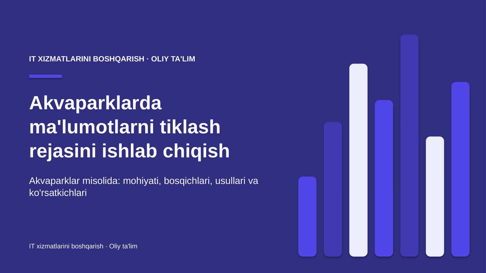 akvaparklarda ma'lumotlarni tiklash rejasini ishlab chiqish 6417 1