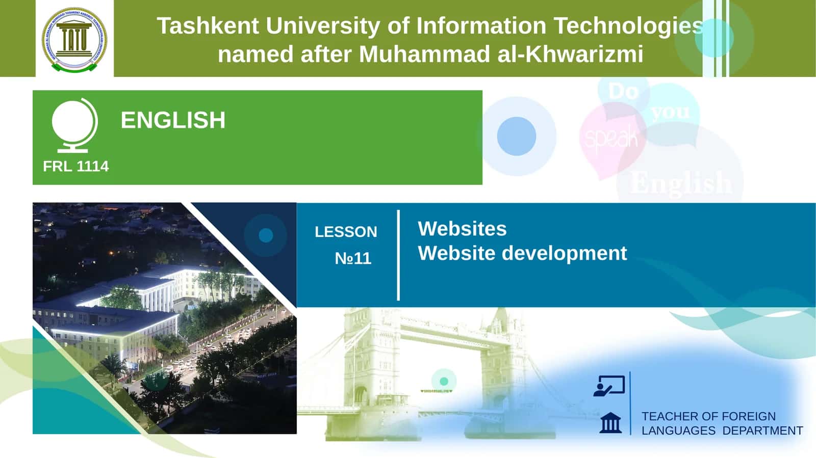 Website Development Lesson 1