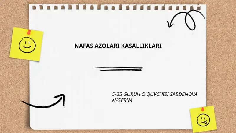 NAFAS AZOLARI KASALLIKLARI 1
