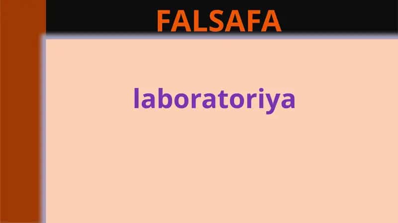 Falsafa 1