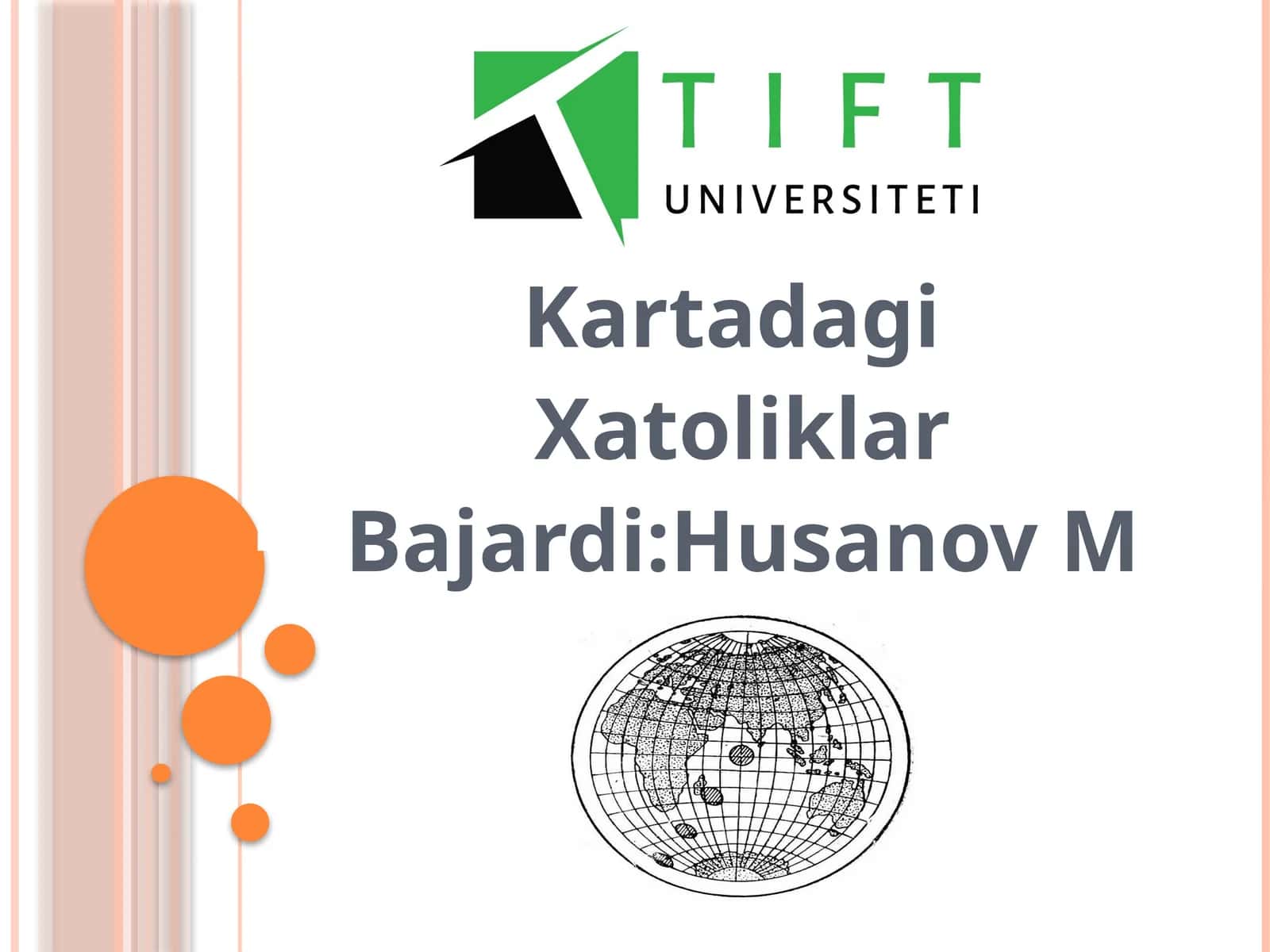 Kartadagi xatoliklar 1