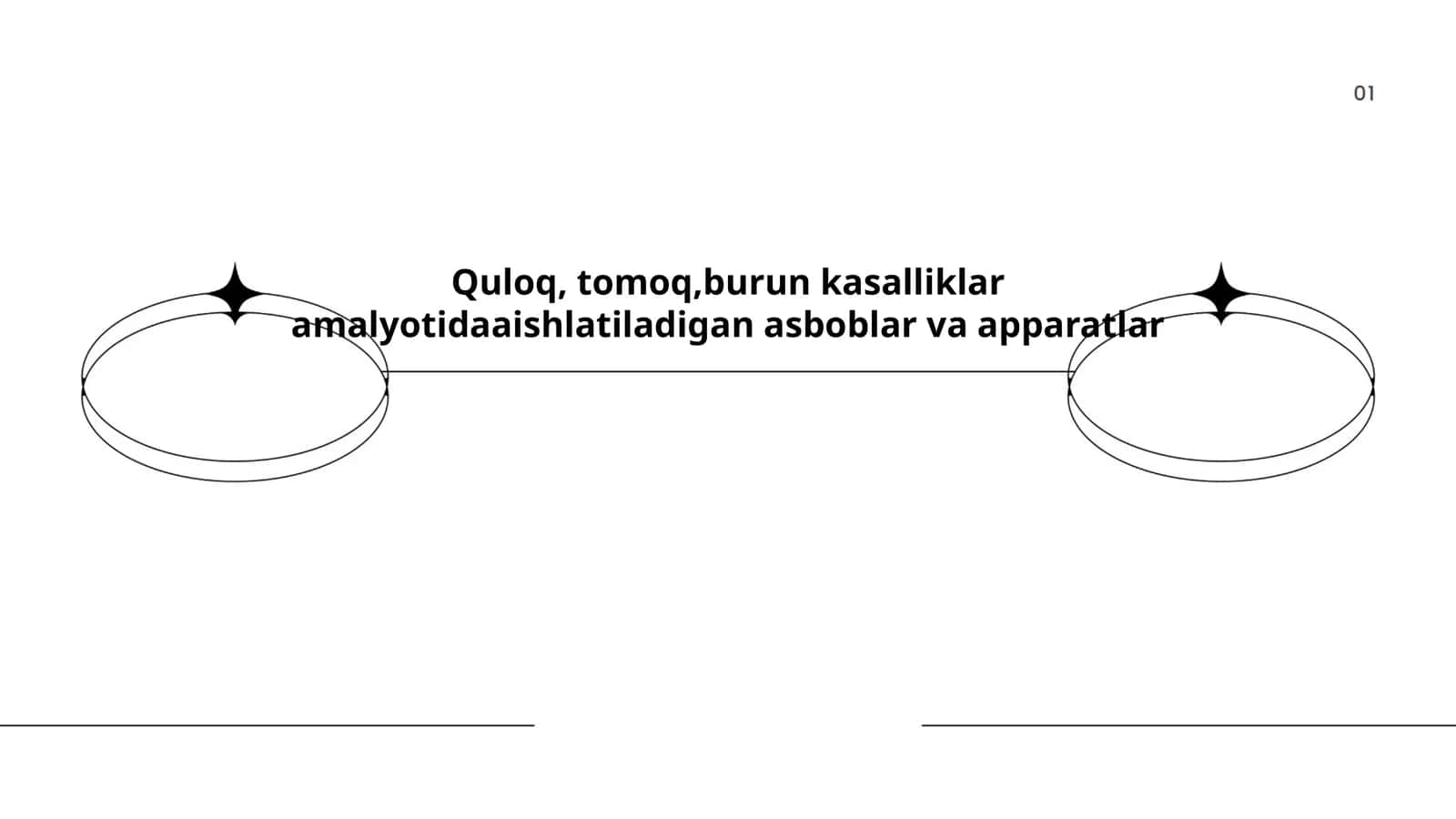 Quloq, tomoq, burun kasalliklar amalyotida ishlatiladigan asboblar va apparatlar 1
