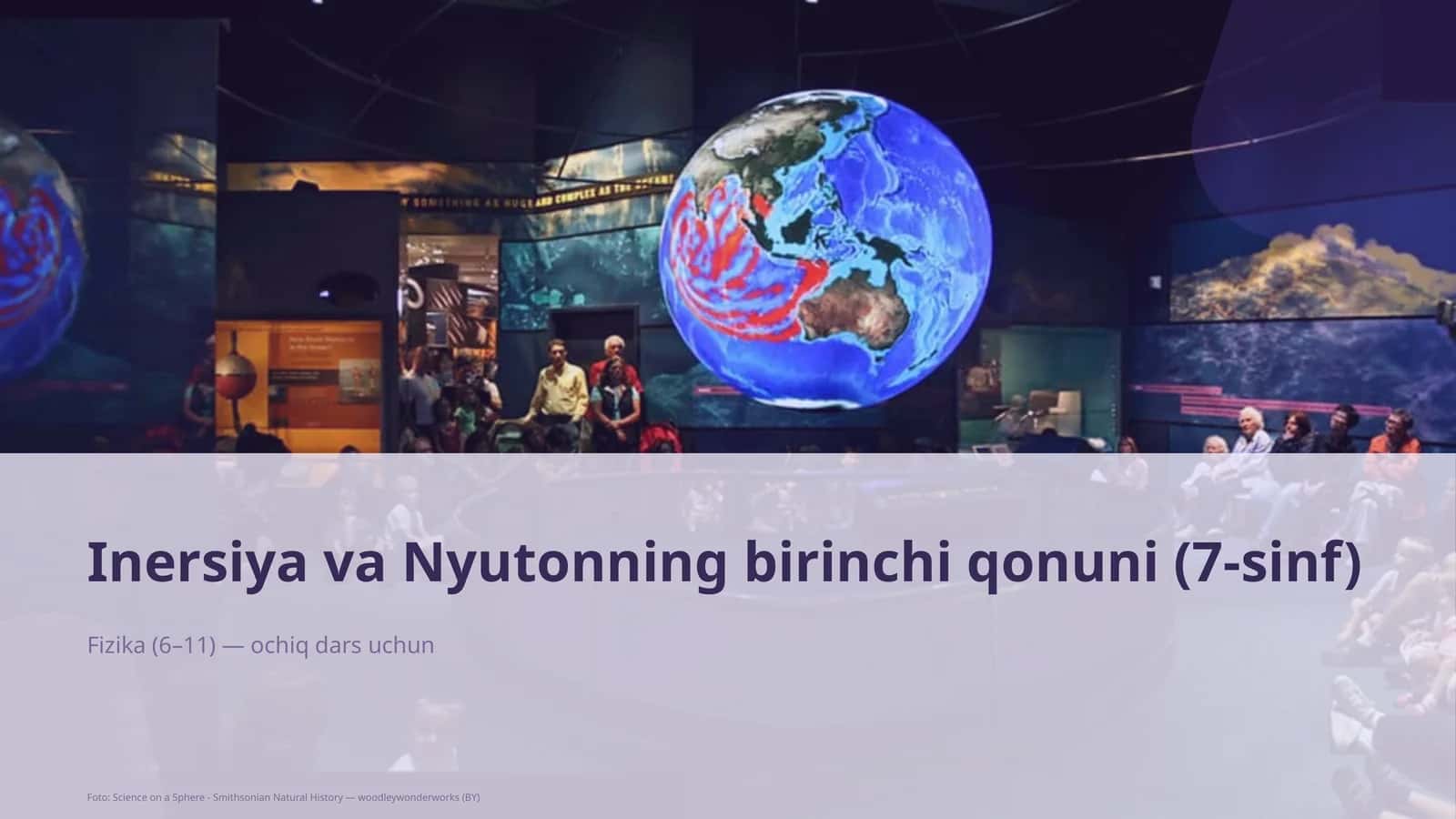 Inersiya va Nyutonning birinchi qonuni (7-sinf) 1