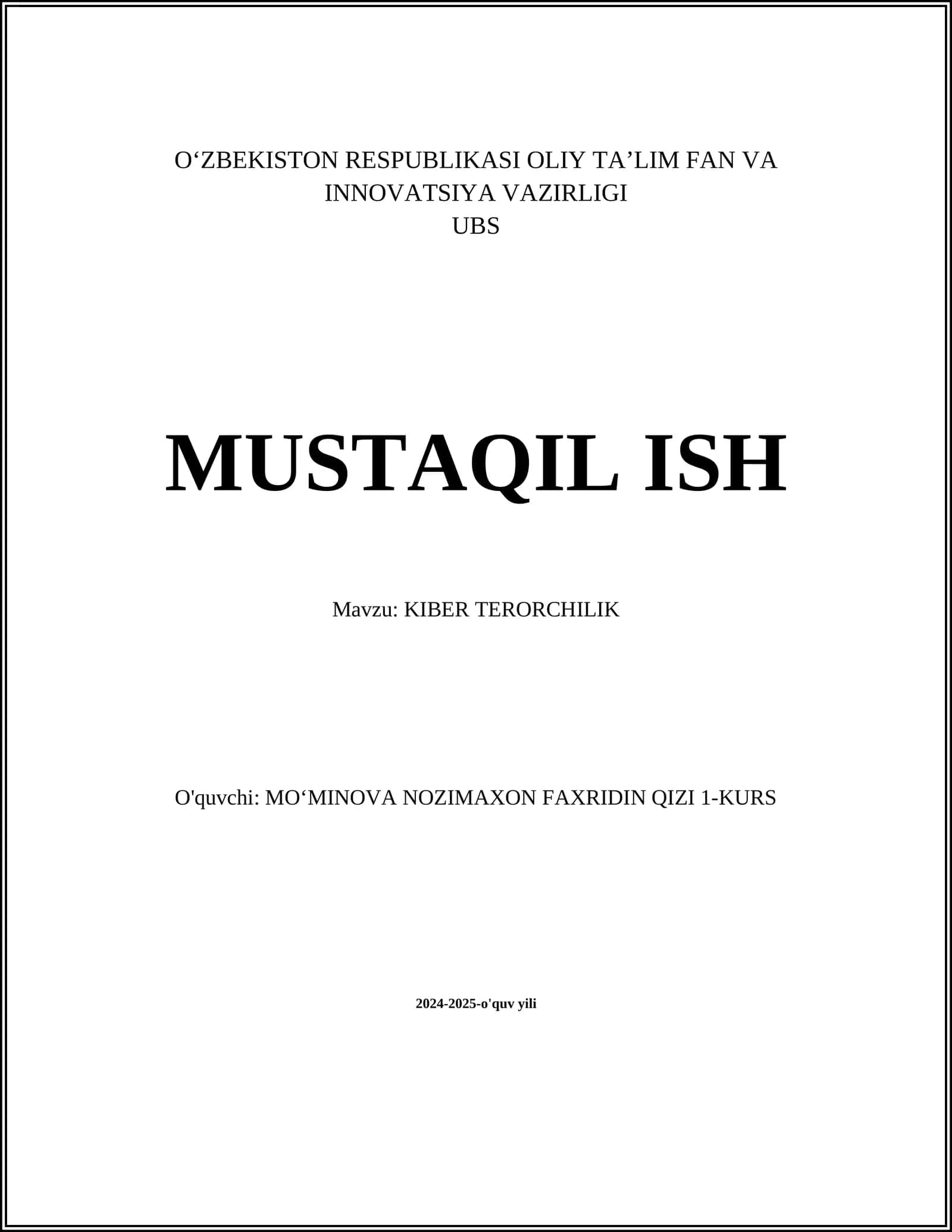 KIBER TERORCHILIK 1