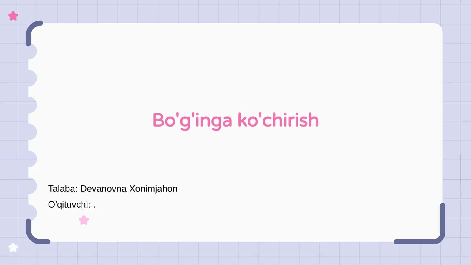 Bo'g'inga ko'chirish 1