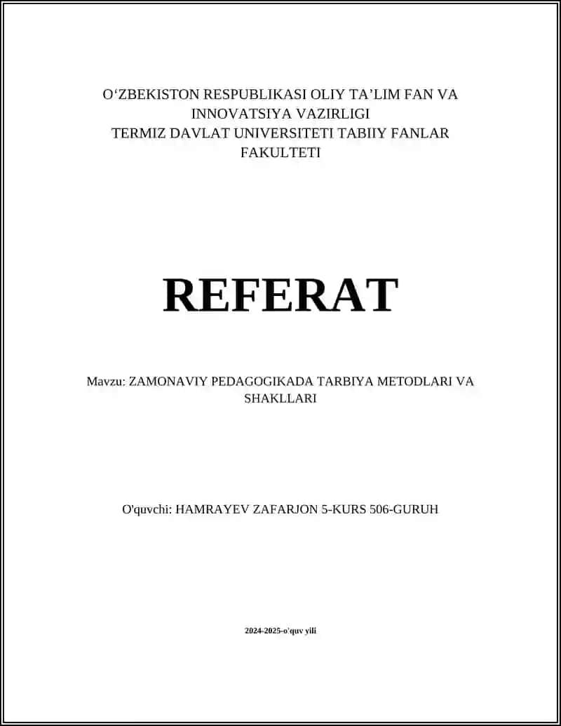 Interaktiv Ta'lim Metodlari