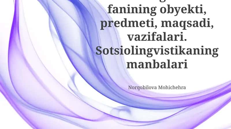 Sosiolingvistik Tadqiqot Uslublari 1