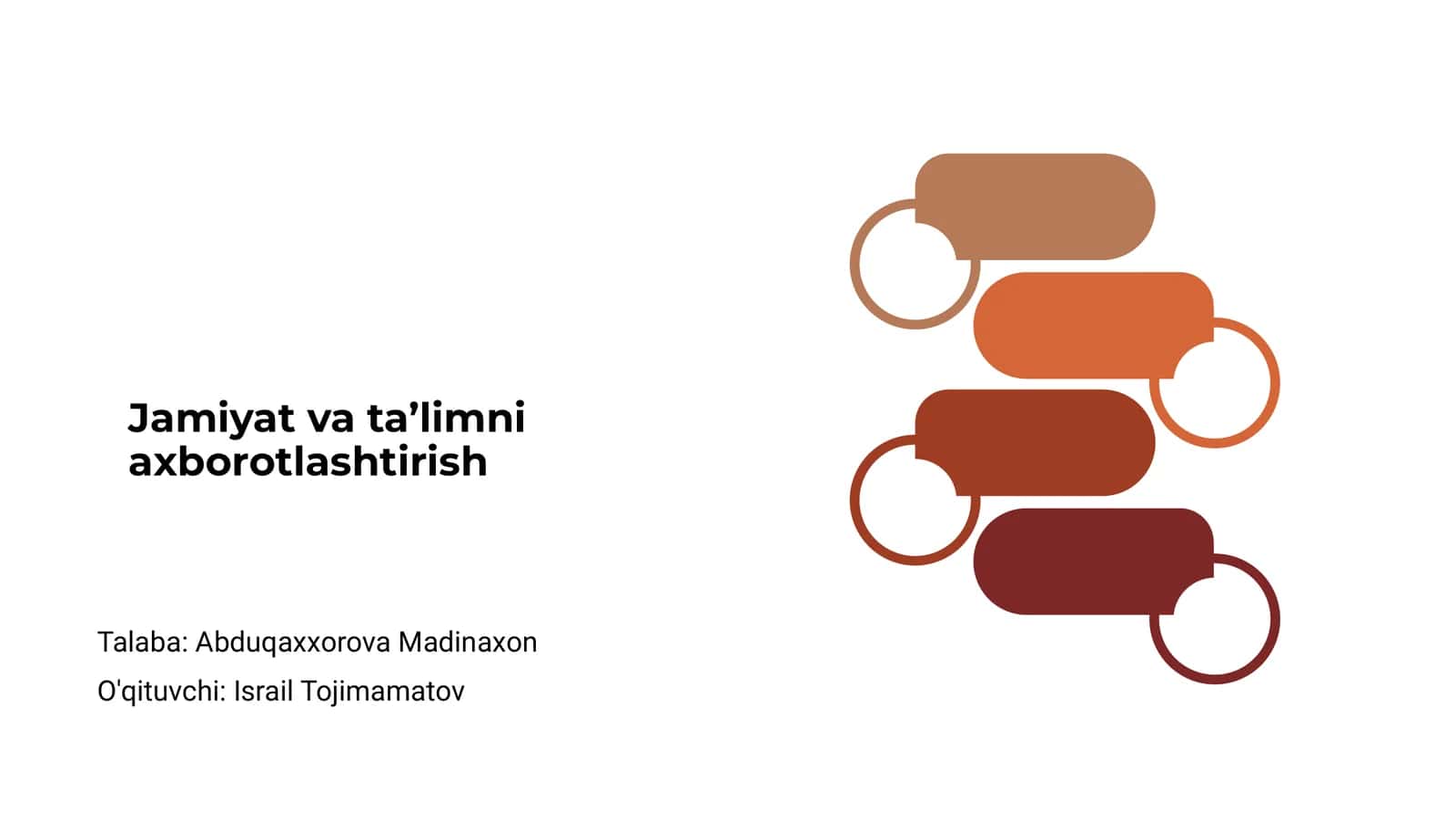Jamiyat va ta’limni axborotlashtirish 1