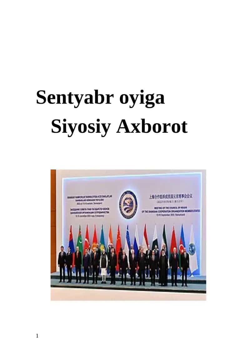 O‘zbekiston Respublikasi yagona axborot siyosati konsepsiyasi 1