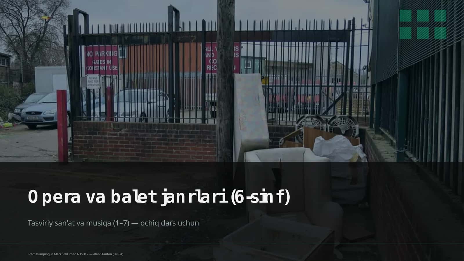 Opera va balet janrlari (6-sinf) 1