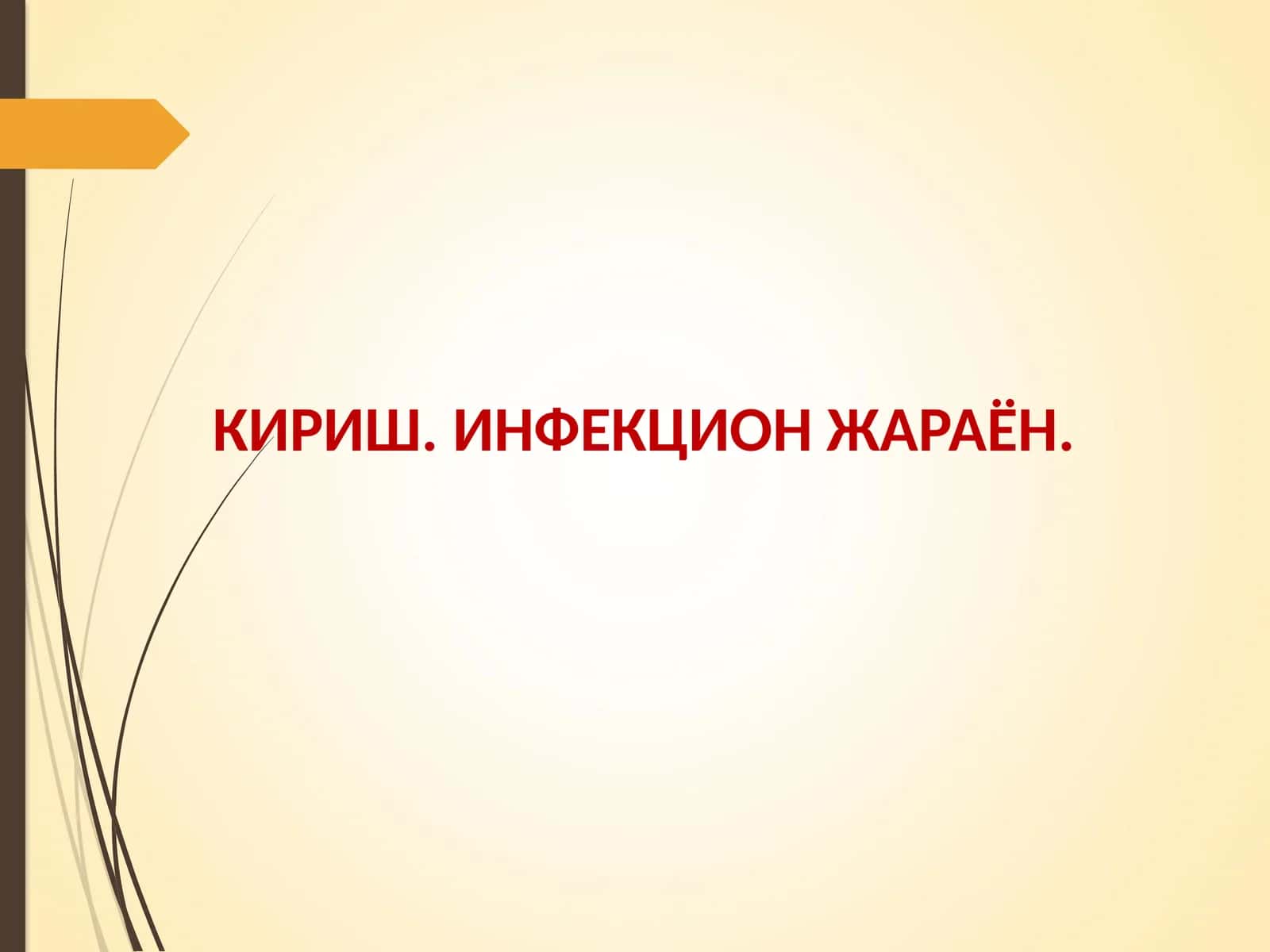 Инфекция 1