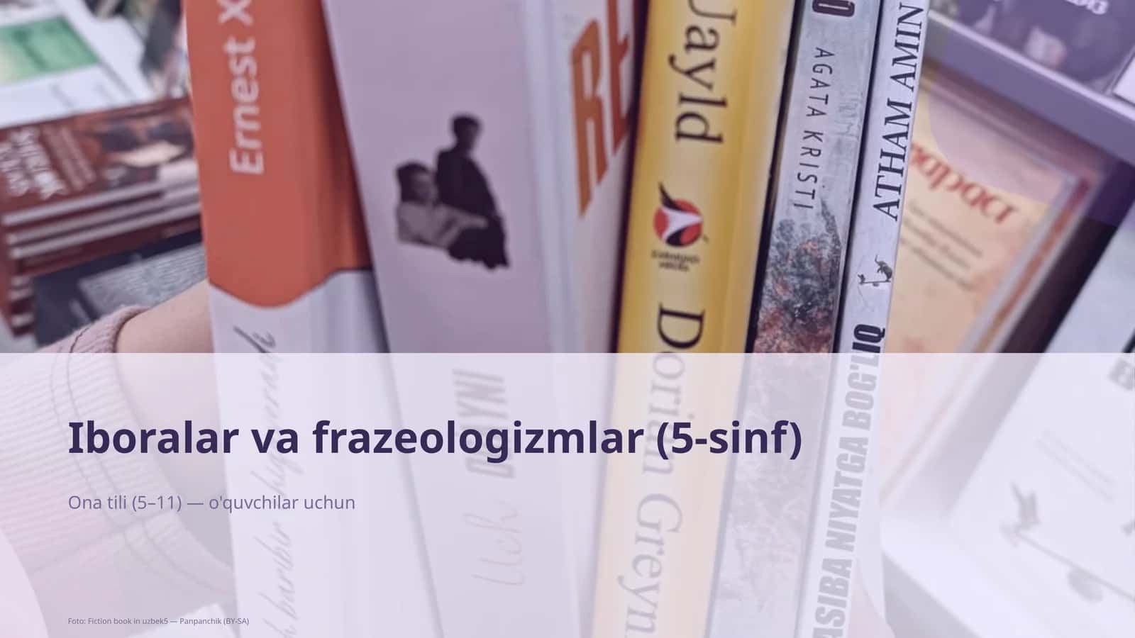 Iboralar va frazeologizmlar (5-sinf) 1