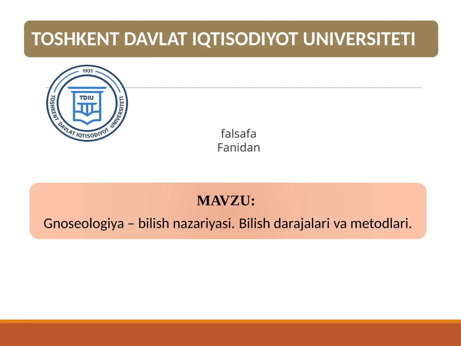 Falsafa Fanidan 1
