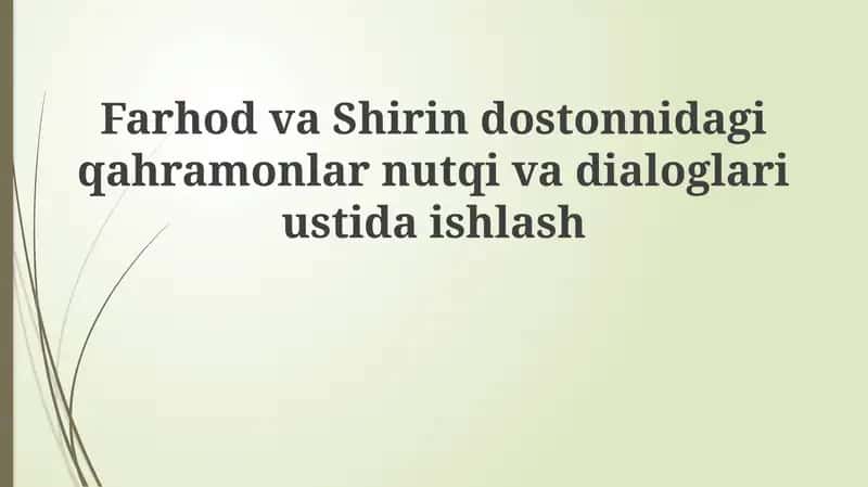 Asarning tili va uslubi 1