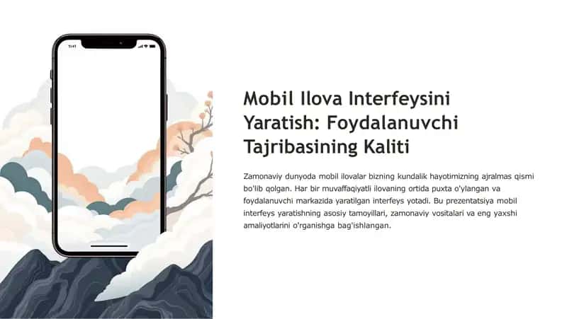 Mobil Ilova Interfeysini Yaratish: Foydalanuvchi Tajribasining Kaliti 1