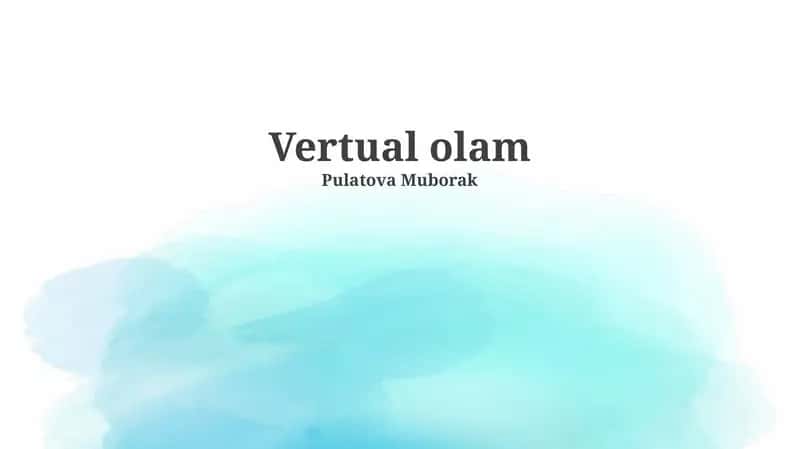 Vertual olam 1
