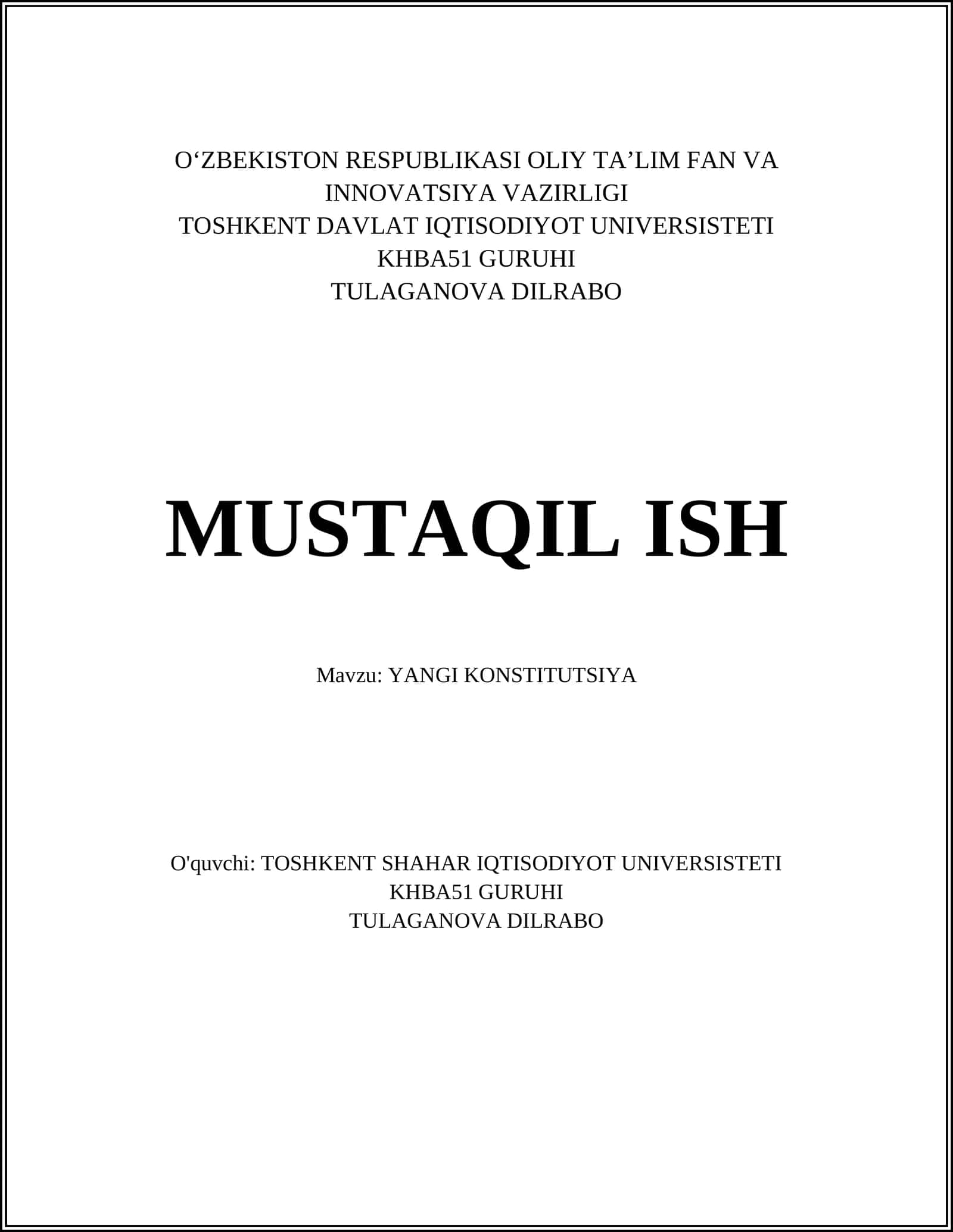 Yangi Konstitutsiya 1