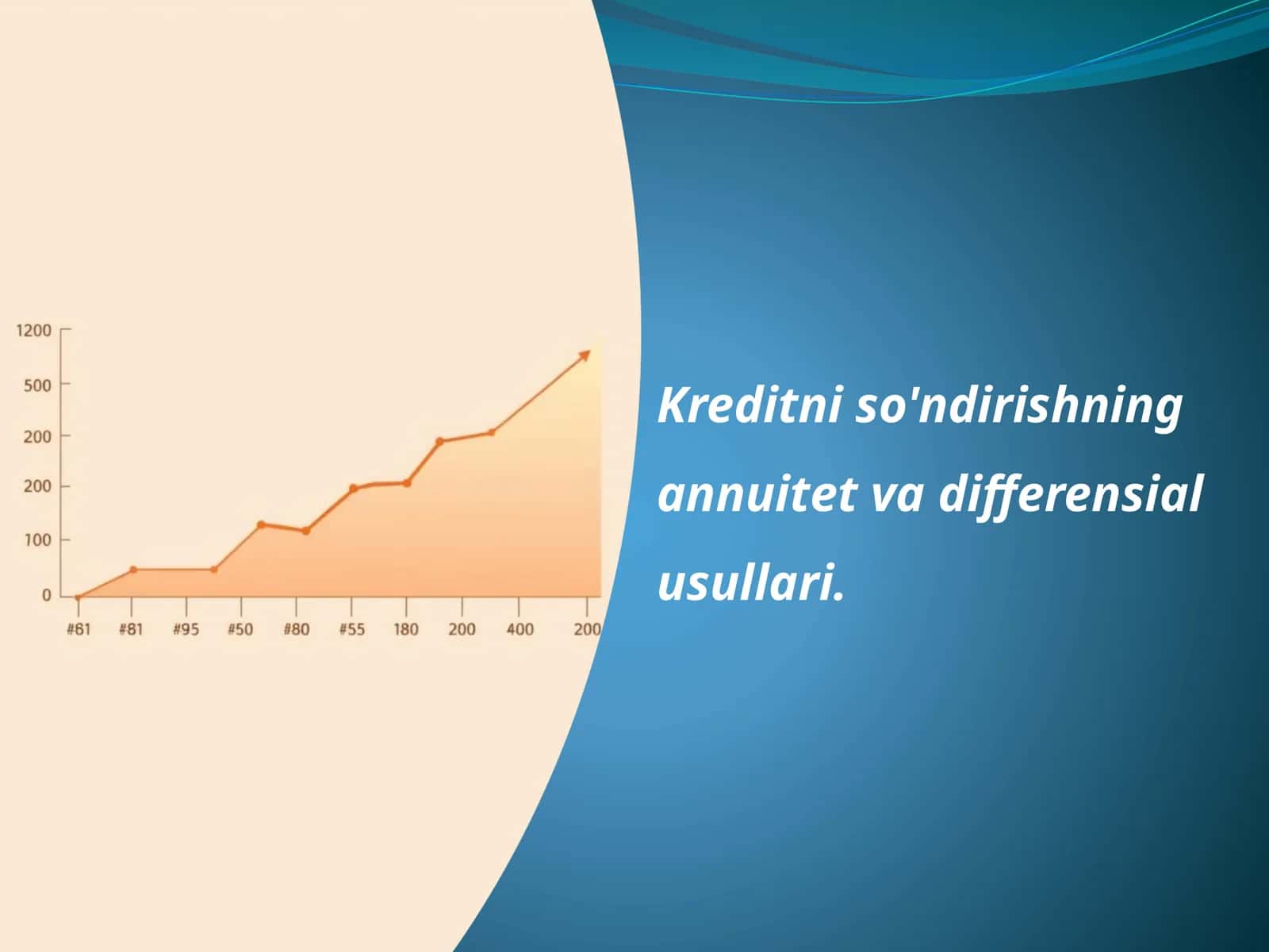 Kreditniso'ndirishningannuitetvadifferensialusullari 1