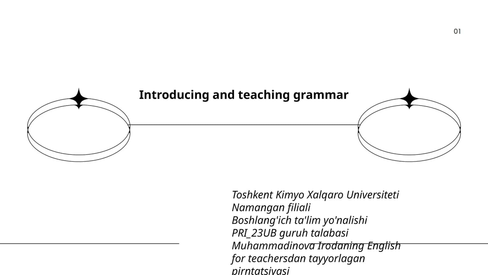 Introducing and teaching grammar 1