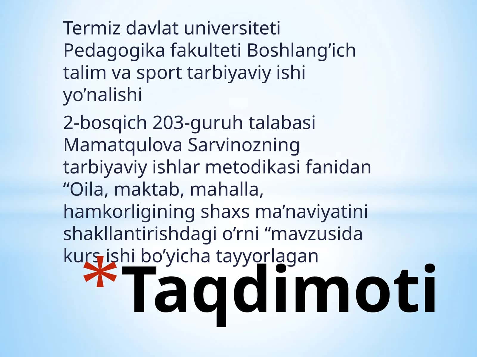 Oila, maktab, mahalla, hamkorligi 1