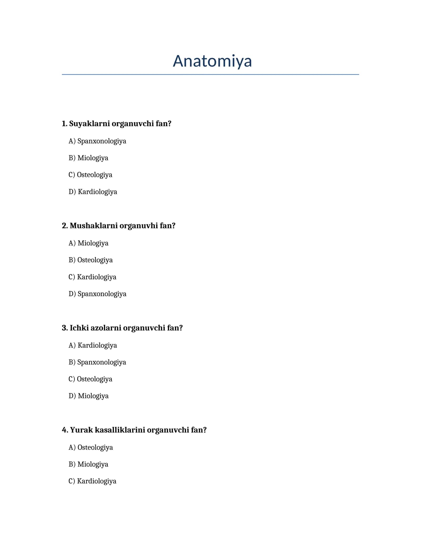 Anatomiya 1
