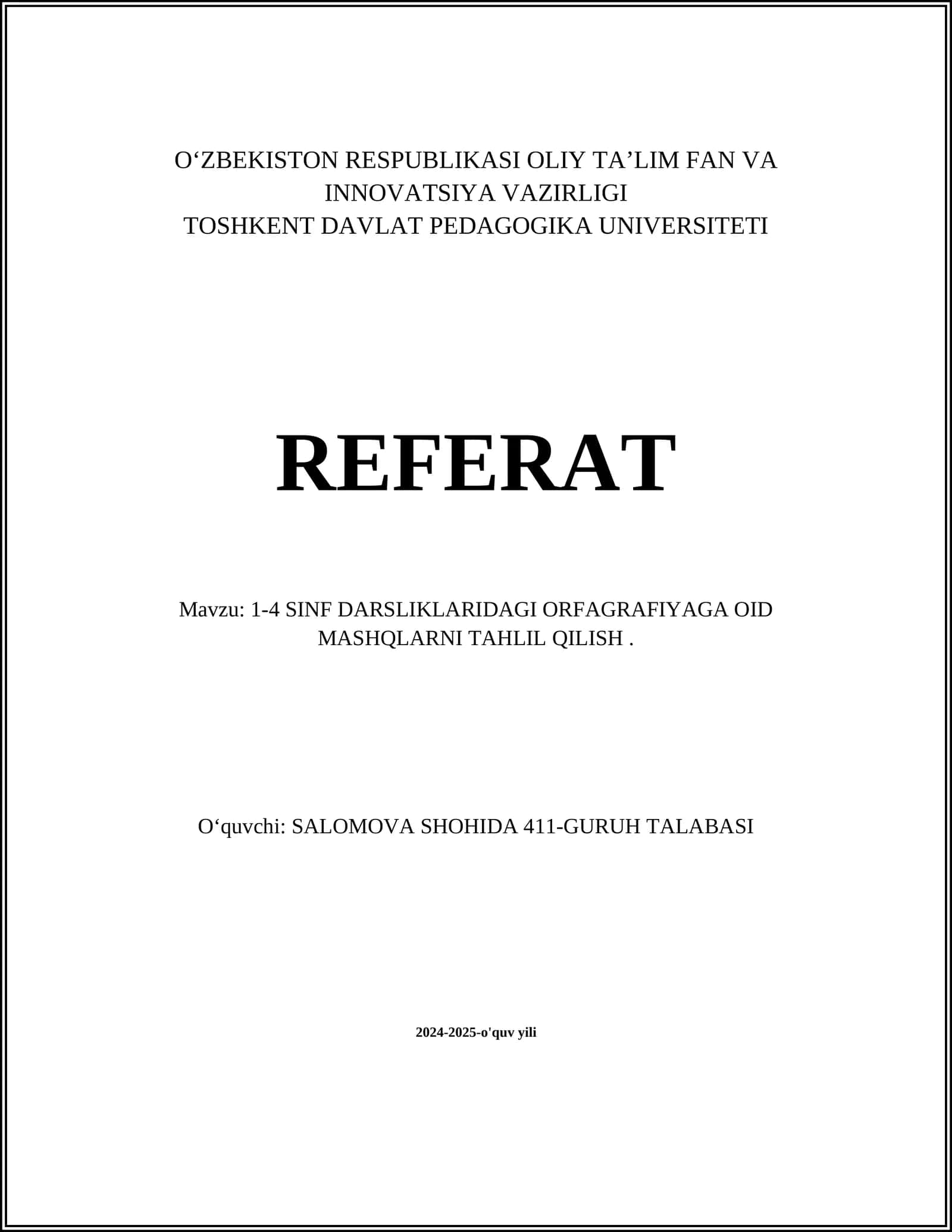 ORTOGRAFIYA 1