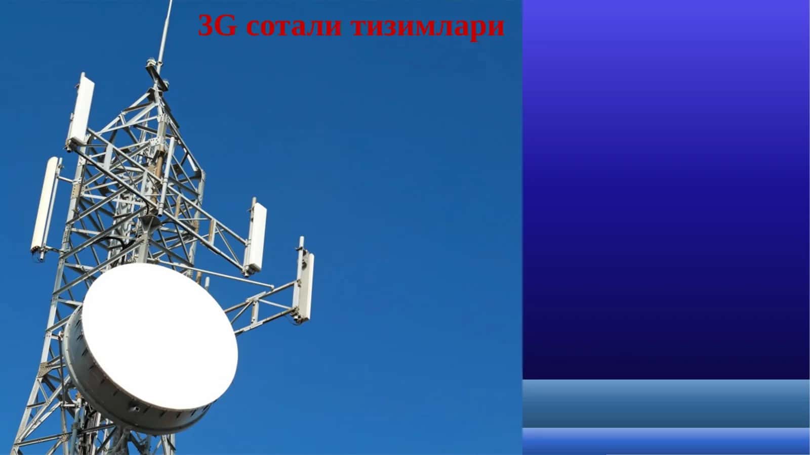 3Gсотали тизимлари 1