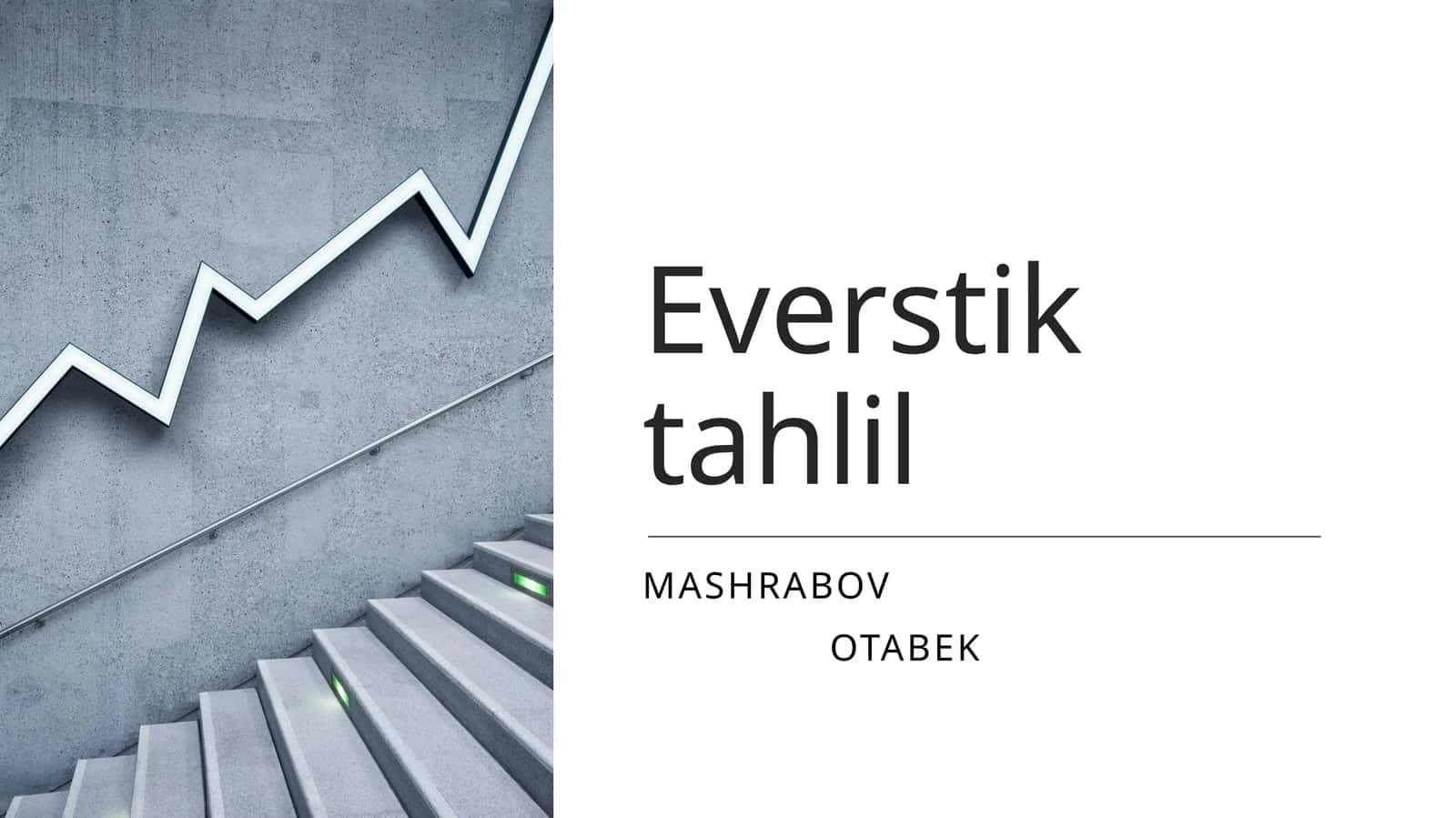 Everstik tahlil 1