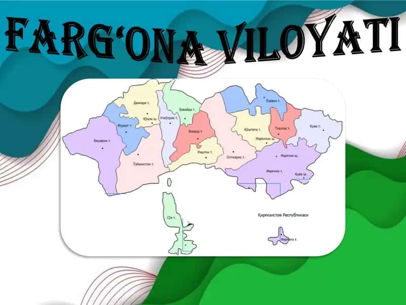 Viloyatning iqtisodiyotini o‘rganish 1