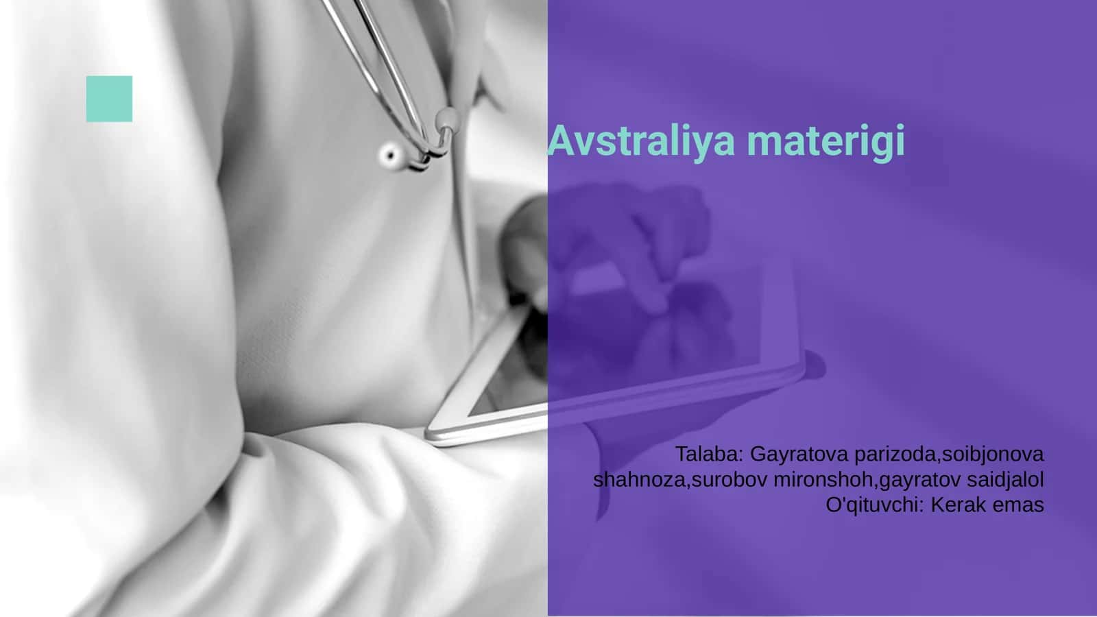 Avstraliya materigi 1