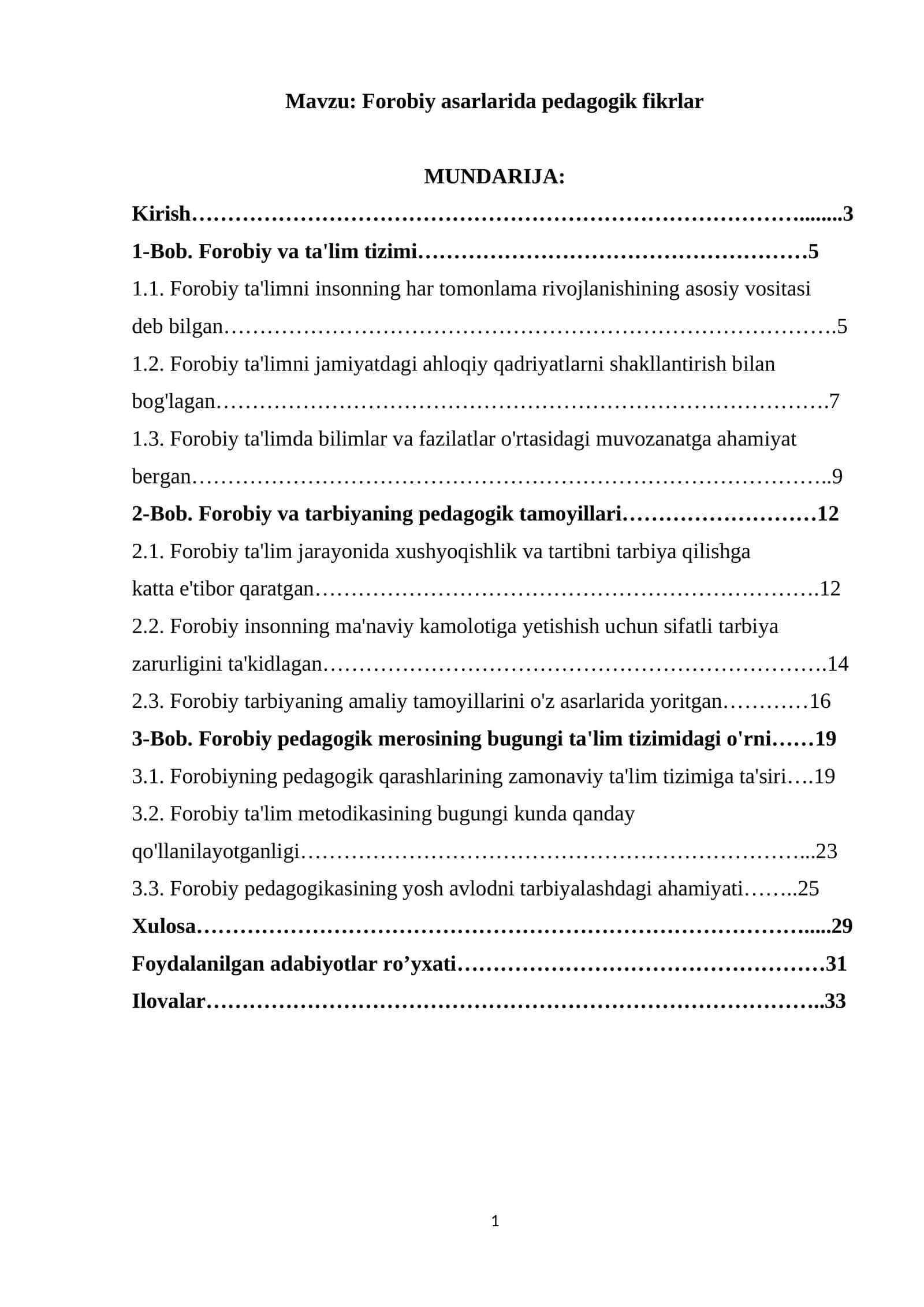 Forobiy asarlarida pedagogik fikrlar 1