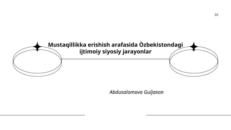 Mustaqillikka erishish arafasida Òzbekistondagi ijtimoiy siyosiy jarayonlar 1