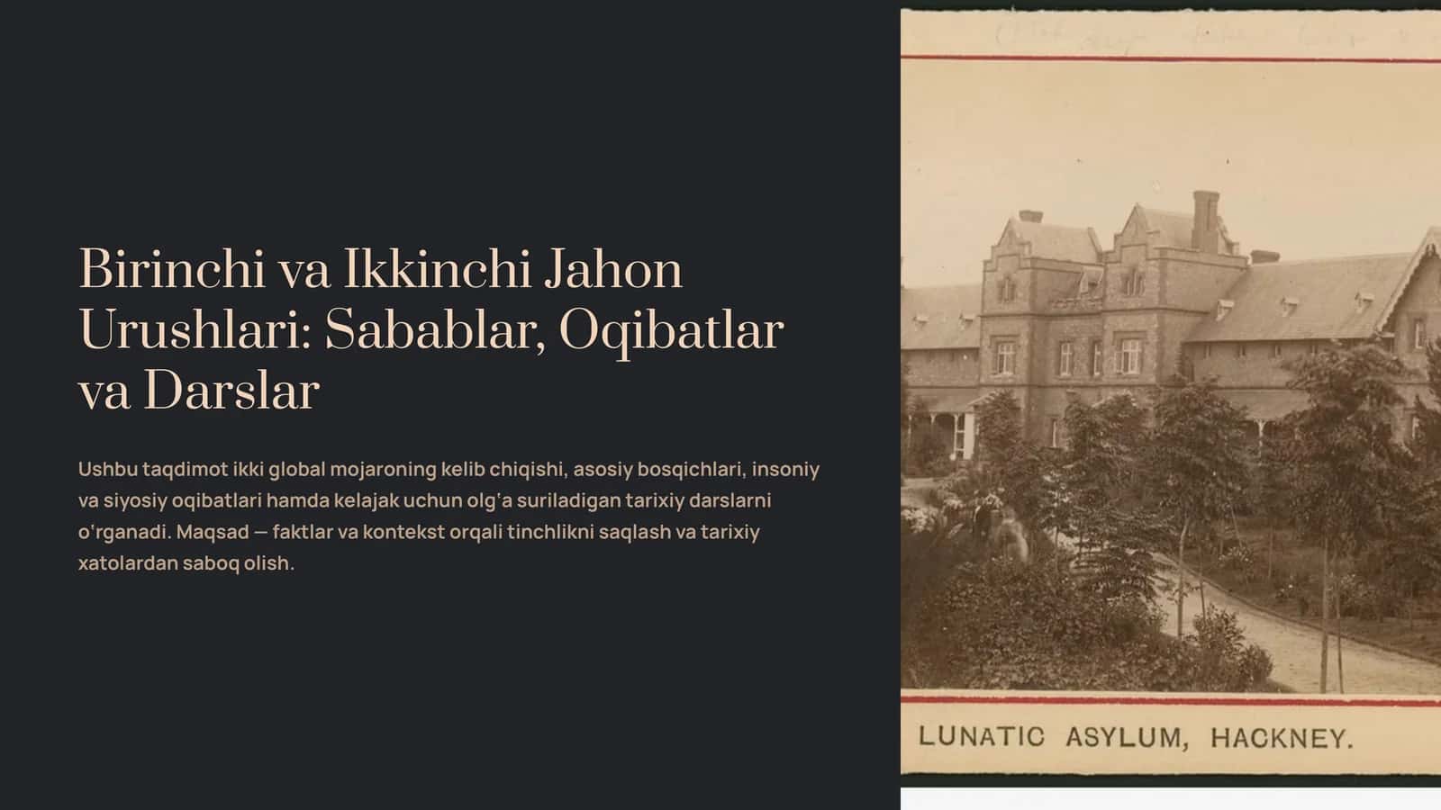 Birinchi va Ikkinchi Jahon Urushlari: Sabablar, Oqibatlar va Darslar 1